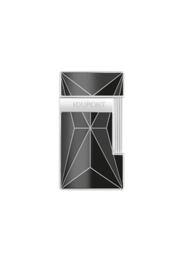 St Dupont Slimmy Black Fire 28277 Çakmak 028277 Gri - Siyah