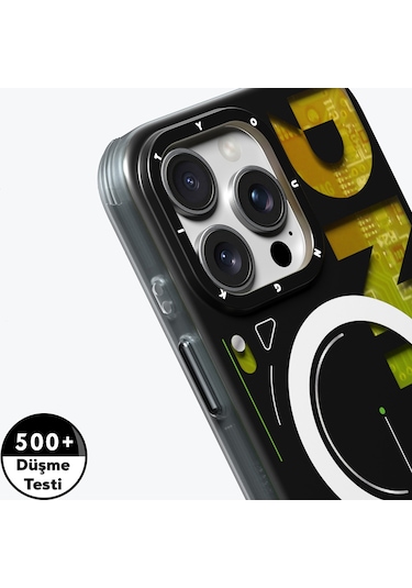 İphone Uyumlu 16 Pro Max Kılıf Magsafe Şarj Özellikli Airbagli Çift Katmanlı Youngkit Future Serisi Yeşil