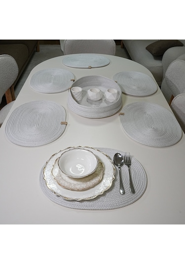 Zengin Design Home Zdh-625 Yuvarlak Runner & Amerikan Servisi Beyaz