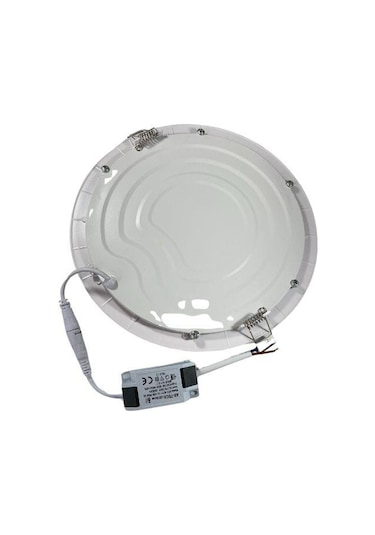 Sıvaaltı Beyaz Gömme Led Panel-spot Lamba Işık Gücü:18w Dış Çap:22 Cm Delik Çap:20,5 Cm Led Panel