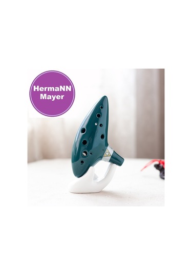 Hermann Mayer Hmo12Pr Pro Seramik Alto Ocarina - Mor Mor