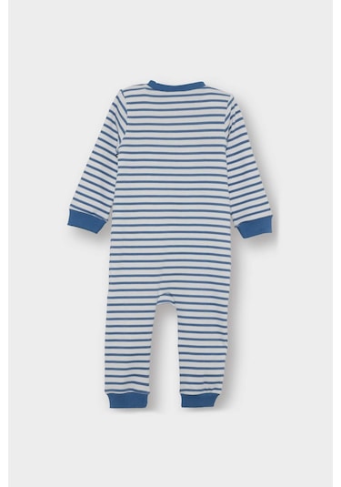 Defacto Erkek Bebek Yenidoğan Baskılı Çizgili Fitilli Kaşkorse Çıtçıtlı Uzun Kollu Tulum F2213a525aube88 Mavi Defacto Erkek Bebek Yenidoğan Baskılı Çizgili Fitilli Kaşkorse Çıtçıtlı Uzun Kollu Tulum F2213a525aube88 Mavi