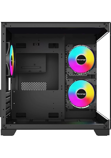 Revenge Nova 3 RGB Fanlı Temperli Cam Panel Boş m-ATX Gaming Oyuncu Bilgisayar Kasası