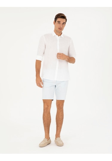 Pierre Cardin Erkek Mavi Şort / Bermuda 50284277-vr036 Mavi