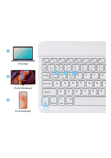 Bluetooth Klavye Mouse Seti Rgb Aydınlatmalı Kablosuz Şarjlı Klavye Mouse Seti - Türkçe Q Optik