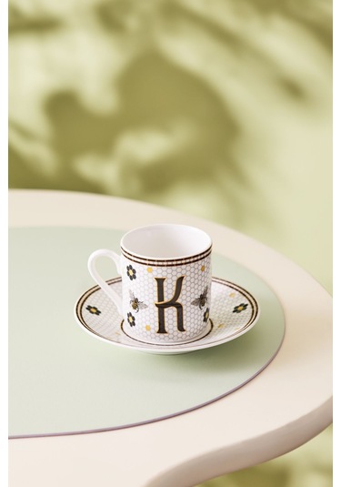 Karaca  K Harfli Kahve Fincanı 80 ml