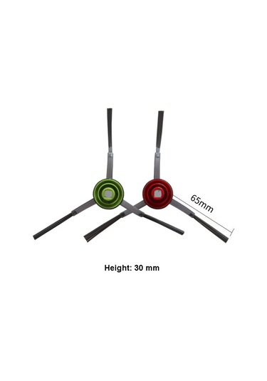 Cbtx Ecovacs Deebot T9 Aıvı/t9 Aıvı+ İçin 2 Çift Kenar Fırçası Aksesuarları