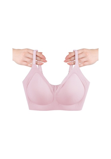 Balensiz Görünmez Fitilli Kaşkorse Çıkarılabilir Pedli Dikişsiz Sütyen 80645 Gül Kurusu