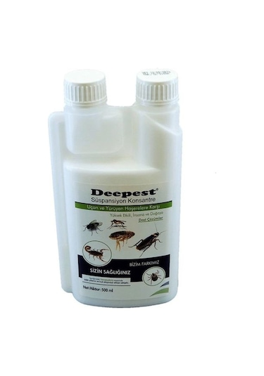 Deepest Süspansiyon Konsantre Genel Haşere İlacı 500 ML