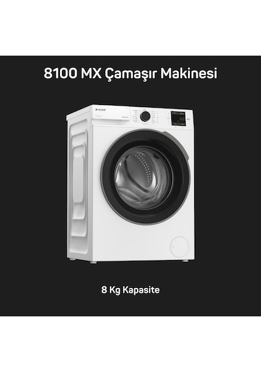 Arçelik 8100 MX Çamaşır Makinesi - 800 KMX Kurutma Makinesi