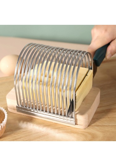 Honmex Ahşap Ve Paslanmaz Çelik Eşit Dilimler İçin Ekmek Dilimleyici, Peynir/kartof Kesici, Kırıntı Toplayıcı Fırın Gereci Ahşap