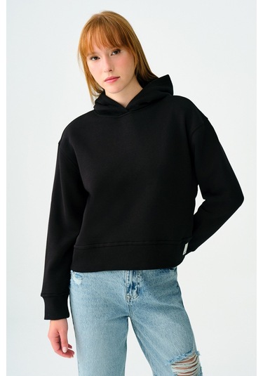 Loft Kadın Sweatshirt Siyah