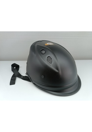 Mrthlmt Yerli Üretim Havalandırma Delikli Jokey Motosiklet Kaskı Mat Siyah