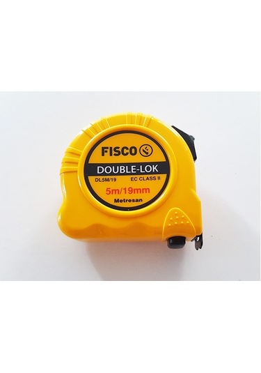 Fisco 5x19 Çelik Metre Double-lok