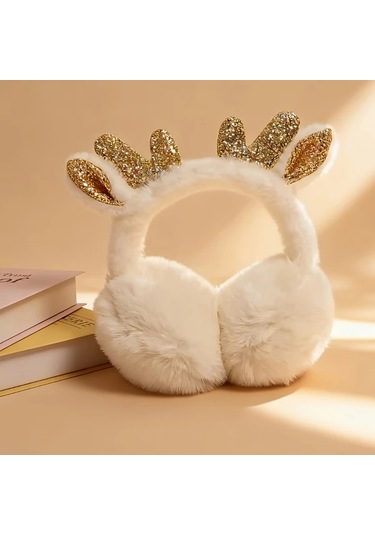 Primepickings Beyaz Renkli Yumuşak Noel Kulaklığı: Sıcak Tutar, Şık Tasarım