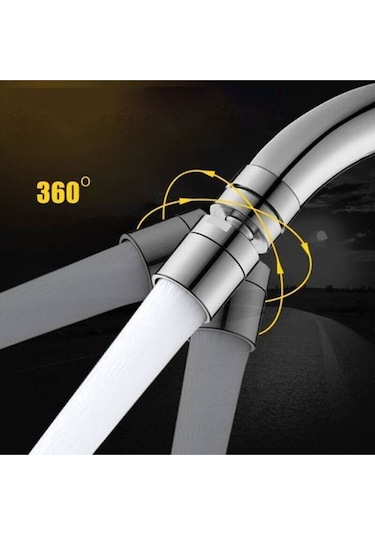 Kustar 360 Derece Oynar Başlıklı Çubuk Kol Mutfak Evye Bataryası