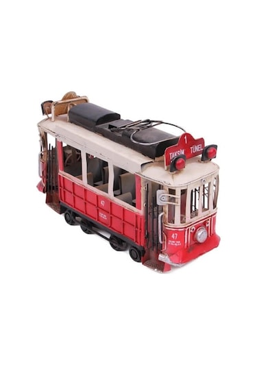 Dekoratif Metal Taksim Tramvay 1104cs-097