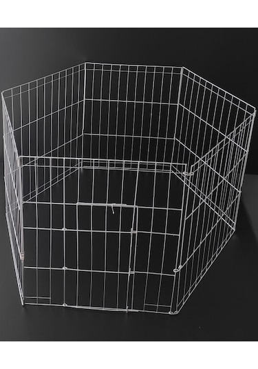 Çotanak Kafes Köpek Kedi Çiti Panel Oyun Alanı 6 Parça Metal 100 x 62 CM