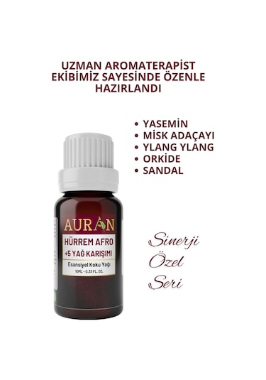 Auran Hürrem Afro Esansiyel Uçucu Yağ Esansı 10 ML