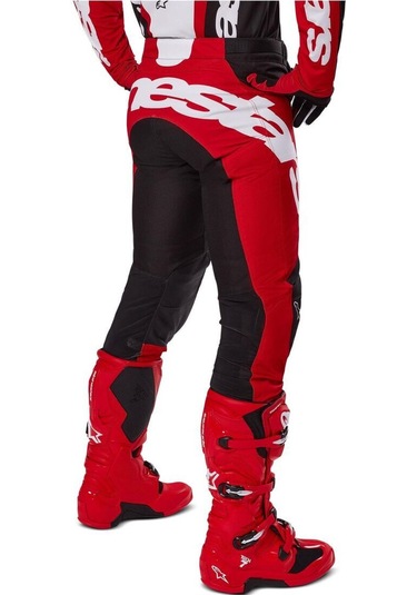Alpinestars Racer Veil Kros Motosiklet Pantolonu Siyah Kırmızı