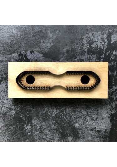 Suntek Çelik Bıçak Ahşap Kalıp Çanta Genişlik-23mm Bej