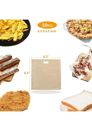 Suntek Magideal Yeniden Kullanılabilir Ekmek Kızartma 16x18cm-4-adet