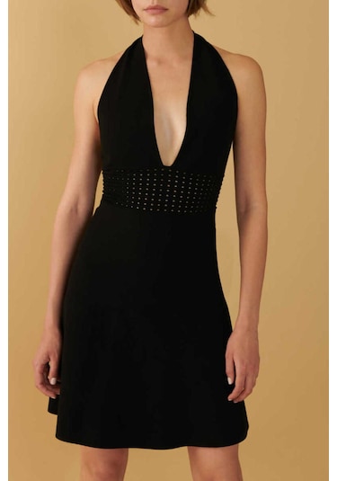 Elbise Kadın Siyah Elbise - W22s08d118el Siyah