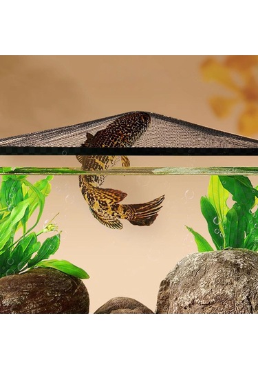 Suntek Akvaryum Ekranı Üst Kapak Manyetik Anti Atlama Sağlam 20cmx15cm