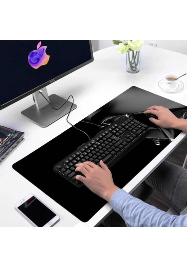 Tenfowee Oyun Mouse Padı Büyük Boy 800x400x3mm - Antir Kayma Gömlek Tabanlı, Hassas Konumlandırma, Pm-1339 Mekanik Uzay Desenli Masa Padı