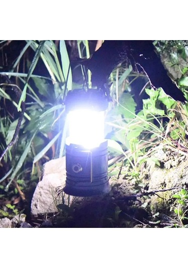 Güneş Çok Fonksiyonlu El Kamp Lambası Çadır Lambası Led