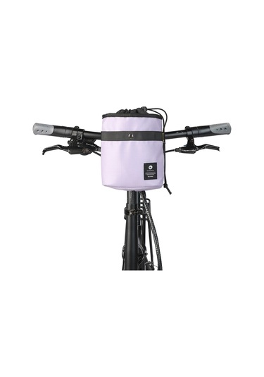 Rhınowalk Rk24932 Çok Fonksiyonlu Polyester Bisiklet Çantası Omuz Çantası Saklama Çantası - Açık Mor