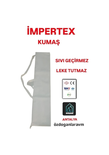 Plaj Deniz Şemsiyesi 200 Cm Çapında 10 Telli Taşıma Çantalı Krem