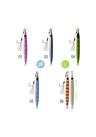 Captain 3631 Crawler Jigger 40gr Light Jig Suni Yem