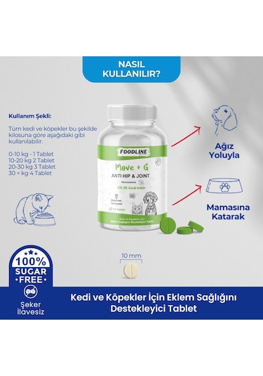 Foodline Hip&joint Glucosamine 75 Tablet Eklem Sağlığına Destek
