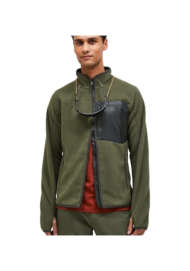 Peak Performance Peak Performance Pile Zip Erkek Yeşil Fleece 30109 Çok Renkli