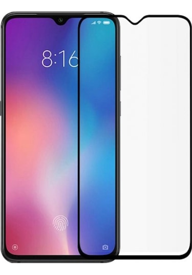 Xiaomi Mi 9Se Siyah 5D Tam Kaplayan Ekran Koruyucu Cam