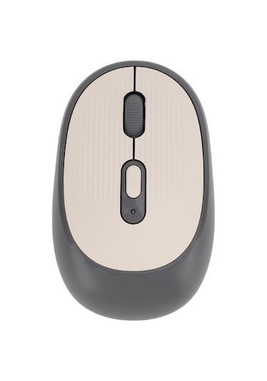 Yuntech01 W300 Kablosuz Fare - 2.4g+bluetooth, 800/1600/2400 Dpı Ayarı, Ultra Sessiz, Chromebook/laptop/pc/mac Uyumlu, Taşınabilir Optik Fare, Star Gri