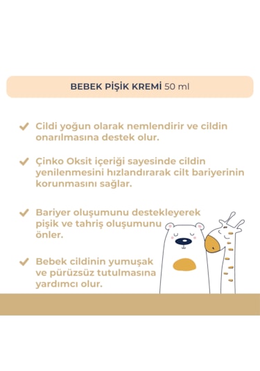 Bambino Bebek Pişik Kremi 50 Ml