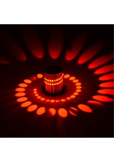 Novahub 7 Renkli Led Duvar Lambası - Ktv, Koridor, Oturma Odası Dekorasyonu İçin Sıcak Beyaz Ve Rgb Sarı