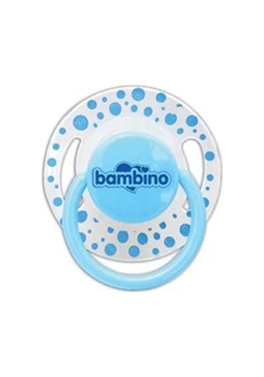 Bambino 6-18 Ay Silikon Kiraz Uçlu Emzik Be801 - Mavi