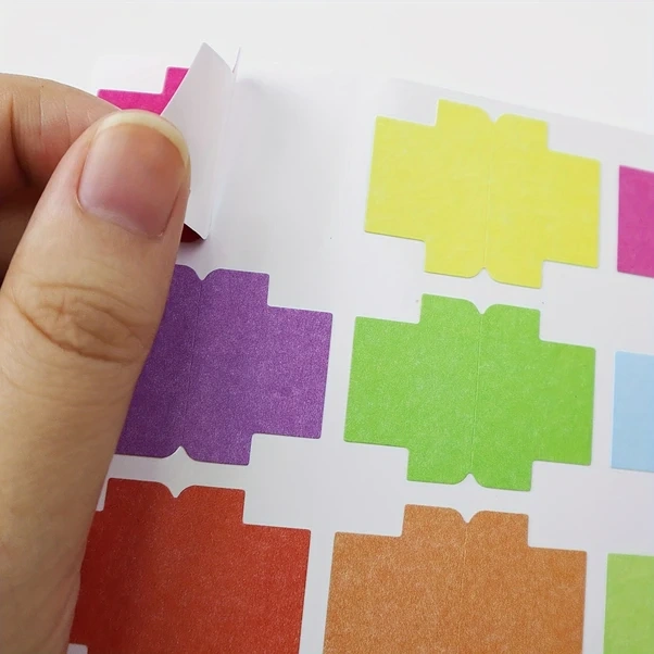 Wangxi 5 Renkli Yapışkanlı İndeks Etiketleri 60lı Set Kitap Notları Sayfa İşaretleme Ve Planlama Çıkartmaları