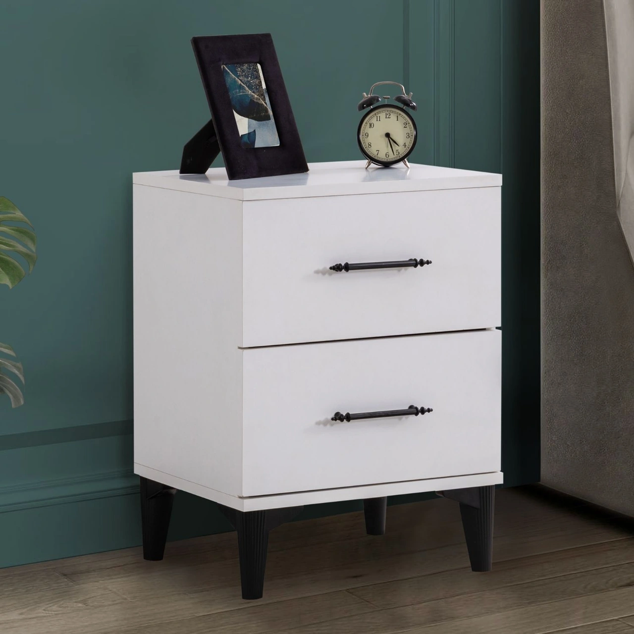 Komodin, Blesk Laos 2 Çekmeceli Komodin Teak