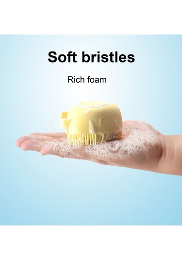 Vkemall Güvenli, Kullanışlı Ve Kompakt Vücut Fırçası - Mavi, Pembe, Sarı Renk Seçenekleri - 1 Adet