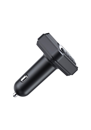 Symbee Siyah Araç Şarj Cihazı - Bluetooth Müzik Oynatıcı, Fm Transmitter, 2 Usb Port, Telefon Cevaplama, Sigara Çakmaklı 3.1a