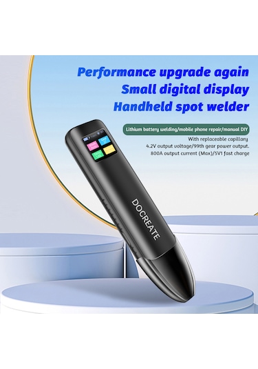 Vkemall Punta Kaynak Makinesi Docreate Pil Nokta Kaynak Makinesi El Tipi Nokta Kaynak Makinesi 99 Vites Siyah