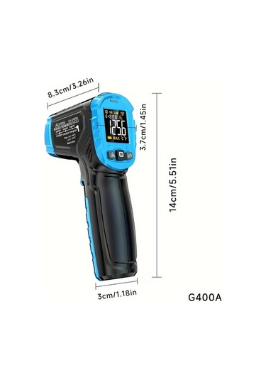 Topshop1 Aicevoos G800b Yüksek Hassasiyetli Temassız Dijital Kızılötesi Termometre Endüstriyel Mutfak Pişirme