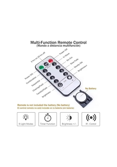 Perde Led 3x3m Askı Aparatlı Kumandalı 8 Fonksıyonlu 300 Ledli 10 Diğer