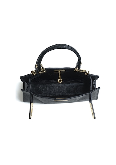 Postacı Çantası Kadın Laıne S Piumelli Milano Bag D28 Black Siyah