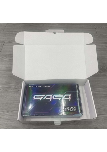 Pazly Kalın Beyaz Grafik Kart Ambalaj Kutusu, Yeston Uyumlu, 40,5x23x8,5 Cm, Güçlendirilmiş Koruma Beyaz