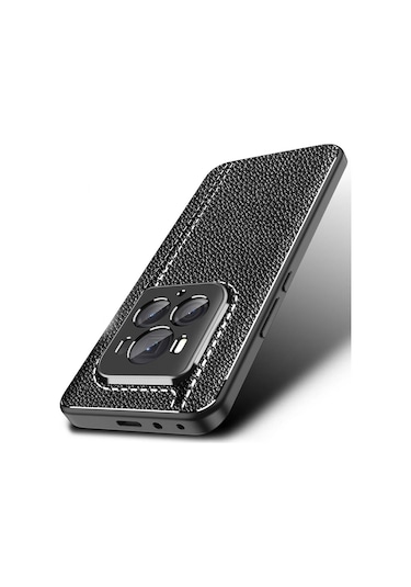 Prolysus Honor Magic6 Pro Kılıf Deri Desenli En Kaliteli Silikon Kılıf